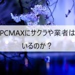 PCMAXにサクラや業者はいるのか?